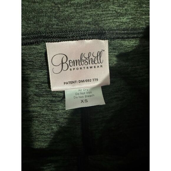 Bombshell Sportswear Women's Sock Leggings Wintergreen Size XS - Picture 3 of 4